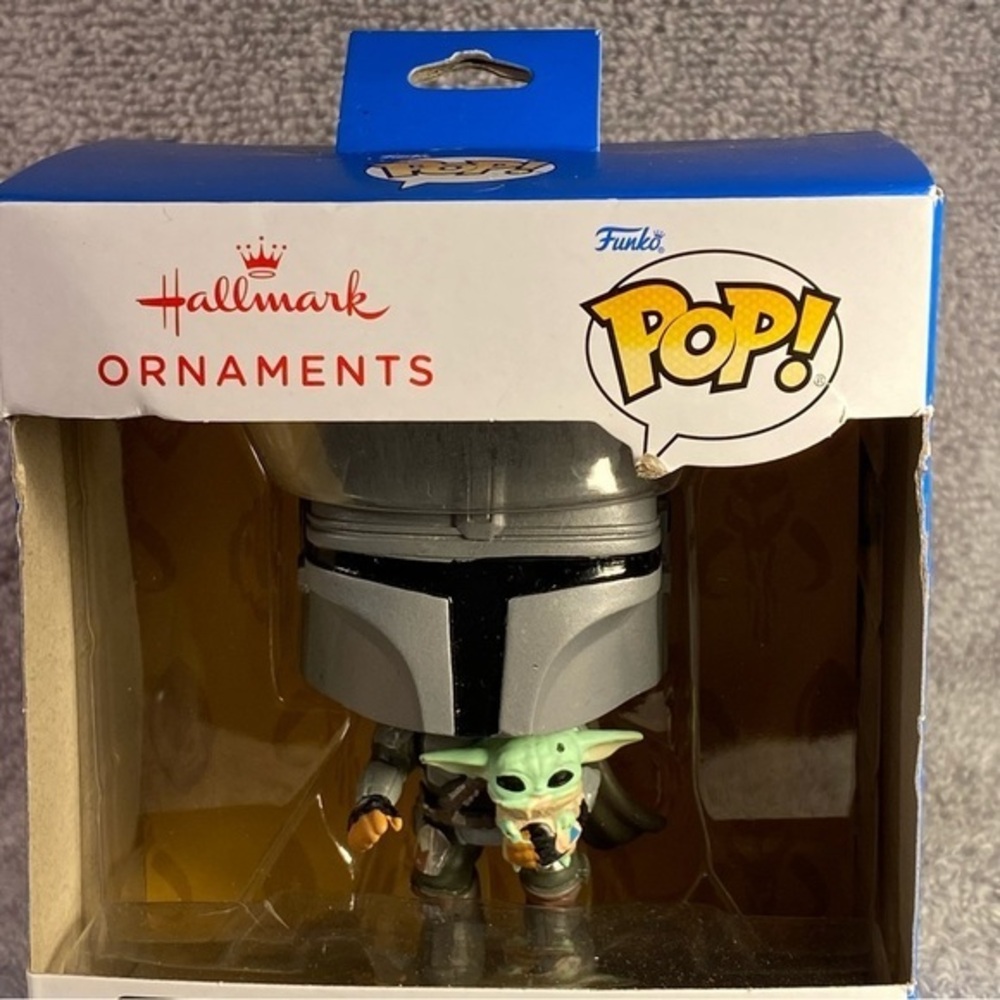 Hallmark Star Wars‎ Ornament Funko Pop The Mandalorain & Grogu - Picture 3 of 6